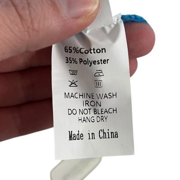 NWT Camisa Blue Long Sleeve Knit Layered Cotton Blend Sweater Dress Womens Small - Picture 4 of 5